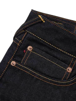 Seagull Print Pockets Carrot Fit Jeans #2017