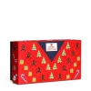 Set regalo da 3 calzini maglione natalizi