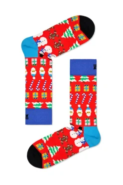 Set regalo da 3 calzini maglione natalizi