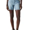 Short di jeans 501® Original a vita alta a metà coscia