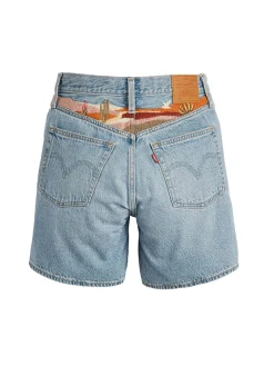 Short di jeans 501® Original a vita alta a metà coscia