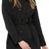 Short Solid Color Trenchcoat
