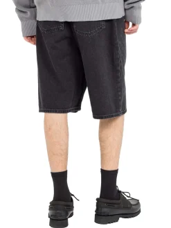 Shorts Black Laser Monogram Denim