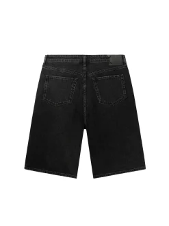 Shorts Black Laser Monogram Denim