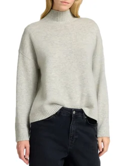 Slfcille Ls Knit High Neck