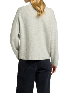 Slfcille Ls Knit High Neck