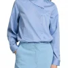 Slfnelina Ls Buttoned Cotton Shirt