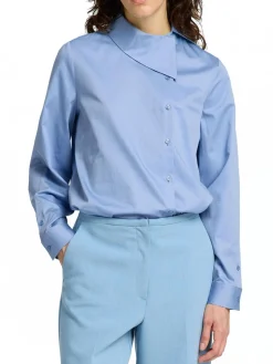 Slfnelina Ls Buttoned Cotton Shirt