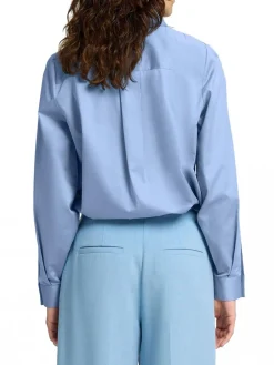 Slfnelina Ls Buttoned Cotton Shirt