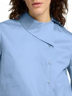 Slfnelina Ls Buttoned Cotton Shirt