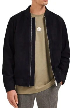 Slharchive Bomber Suede Jkt