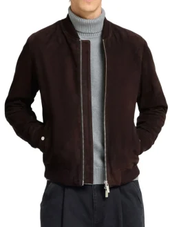 Slharchive Bomber Suede Jkt