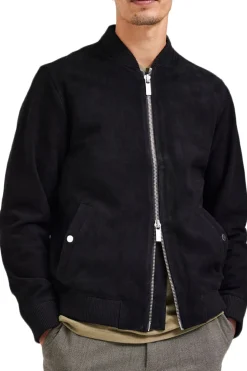 Slharchive Bomber Suede Jkt