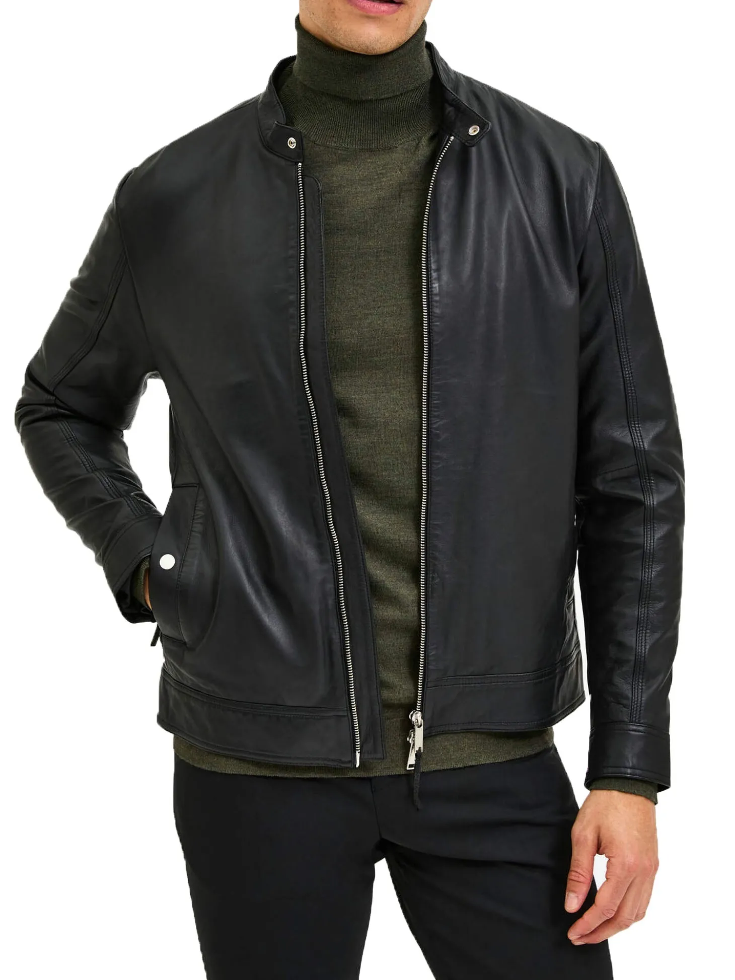 Slharchive Classic Leather Jkt
