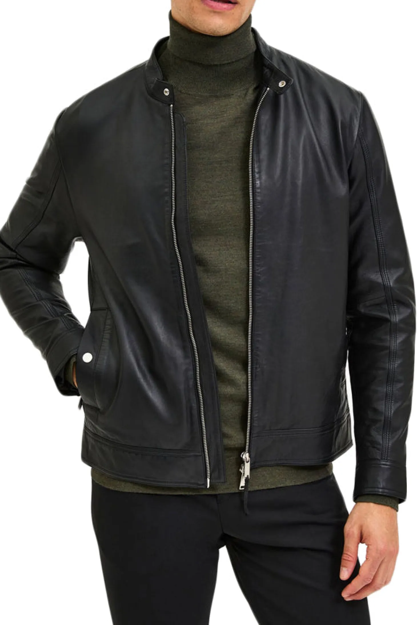 Slharchive Classic Leather Jkt