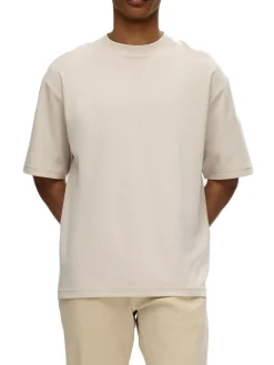 Slhlooseoscar Ss O Neck Tee