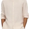 Slhregkylian-Linen Shirt Ls Band