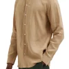 Slhregkylian-Linen Shirt Ls B
