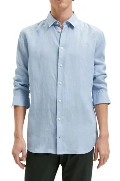 Slhregkylian-Linen Shirt Ls B