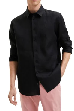 Slhregkylian-Linen Shirt Ls B