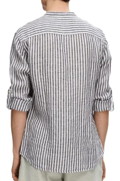Slhregkylian-Linen Shirt Ls Band