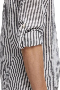 Slhregkylian-Linen Shirt Ls Band