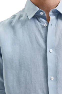 Slhregkylian-Linen Shirt Ls B