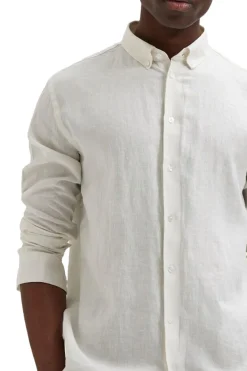 Slhregkylian-Linen Shirt Ls B