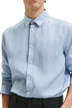 Slhregkylian-Linen Shirt Ls B