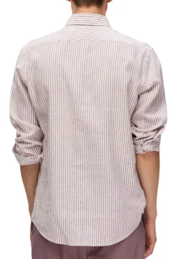 Slhregpure-Linen Shirt Ls Button Down
