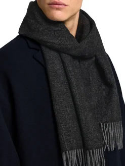 Slhtope Wool Herringbone Scarf