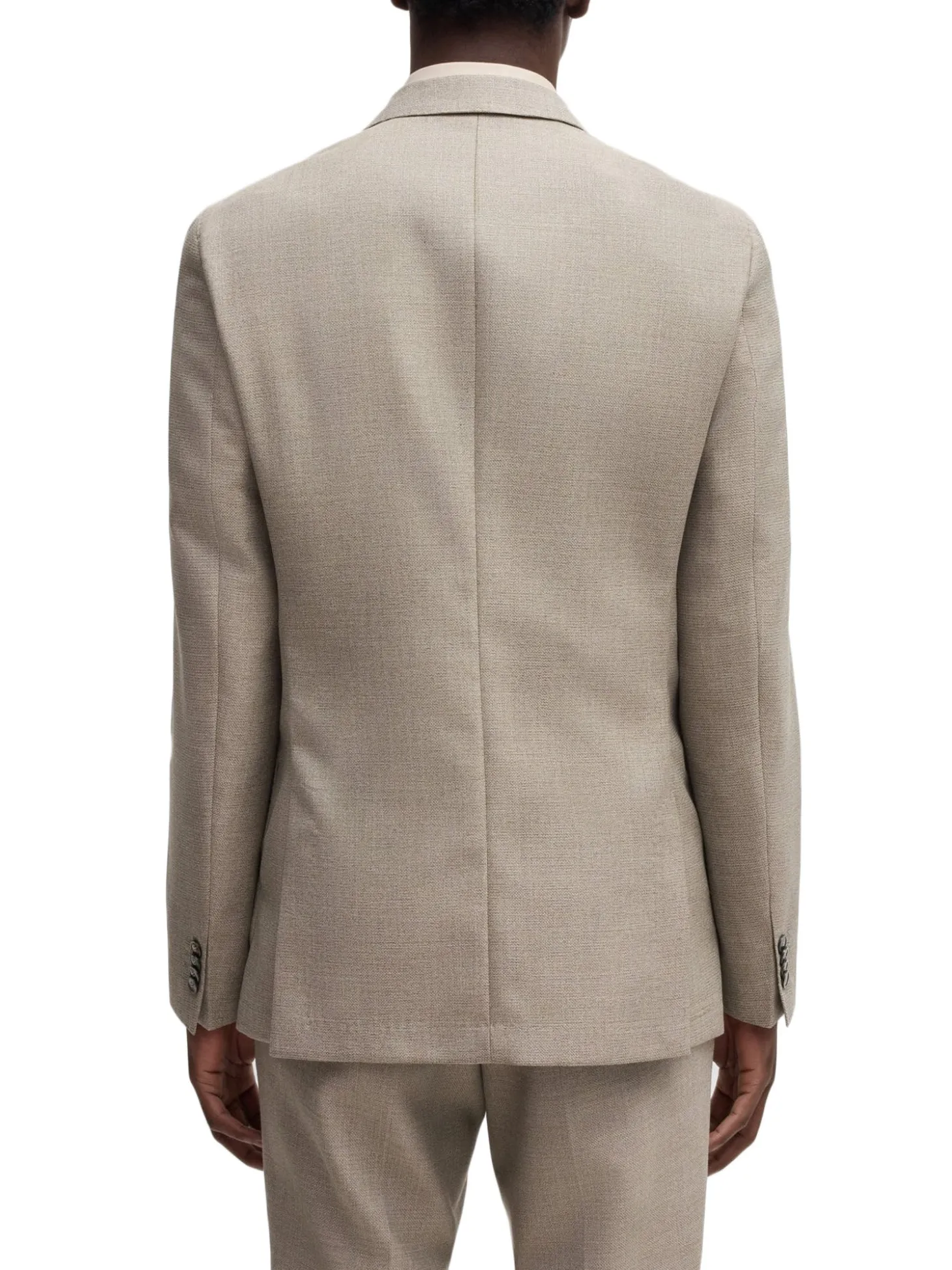 Slim-fit Blazer Patterned Virgin Wool