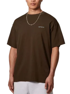 S/S Script Embroidery T-Shirt