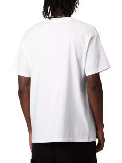 S/S Script Embroidery T-Shirt