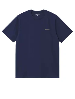 S/S Script Embroidery T-Shirt