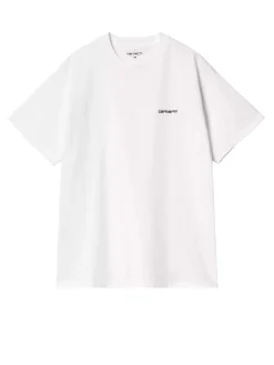S/S Script Embroidery T-Shirt