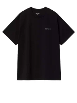 S/S Script Embroidery T-Shirt