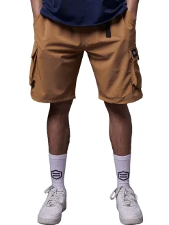 Techno Cargo Shorts Beige