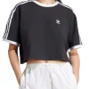 T-Shirt Adicolor 3 Stripe Loose Cropped