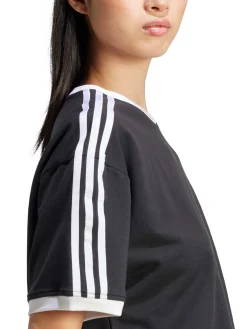 T-Shirt Adicolor 3 Stripe Loose Cropped