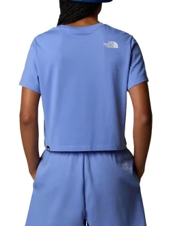 T-shirt corta in vita Simple Dome da donna