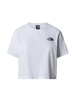 T-shirt corta in vita Simple Dome da donna