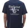 T-shirt oversize con stampa Outdoors