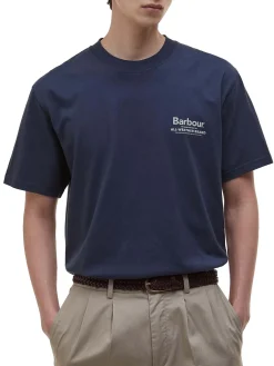 T-shirt oversize con stampa Outdoors