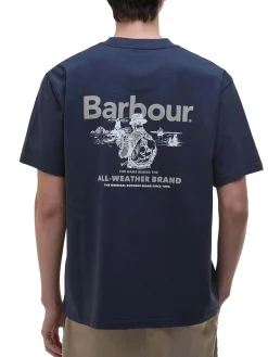 T-shirt oversize con stampa Outdoors
