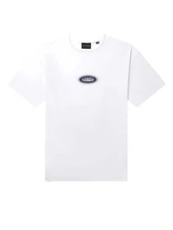 T-Shirt White Dotted Logo