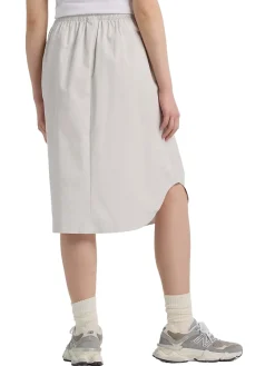 Twill Midi Skirt