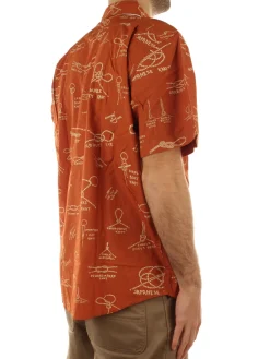 Washed Short Sleeve Cloth Shirt
